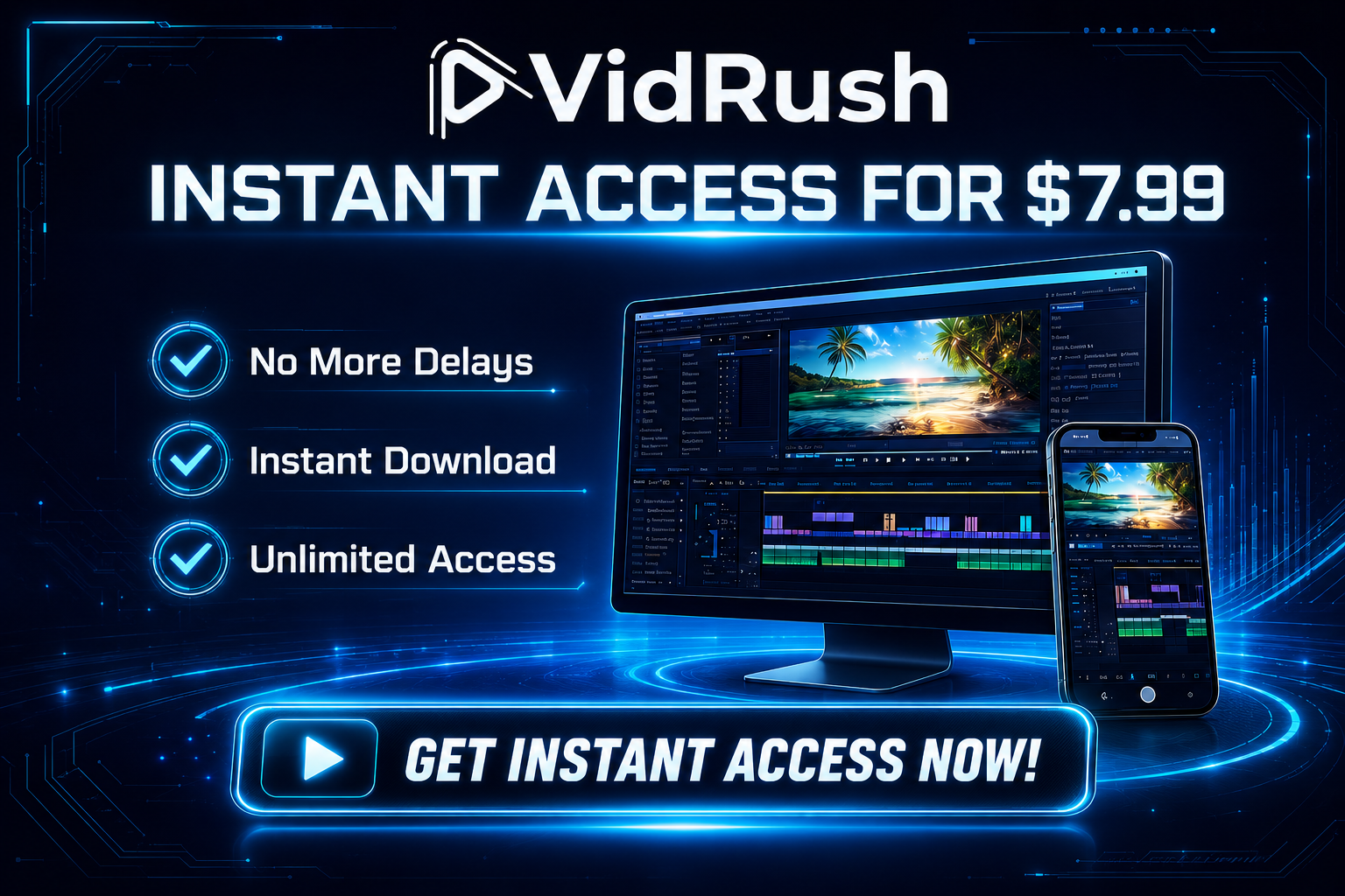 VidRush referral code bundle cover
